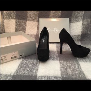 Jessica Simpson Waleo Suede Heels
